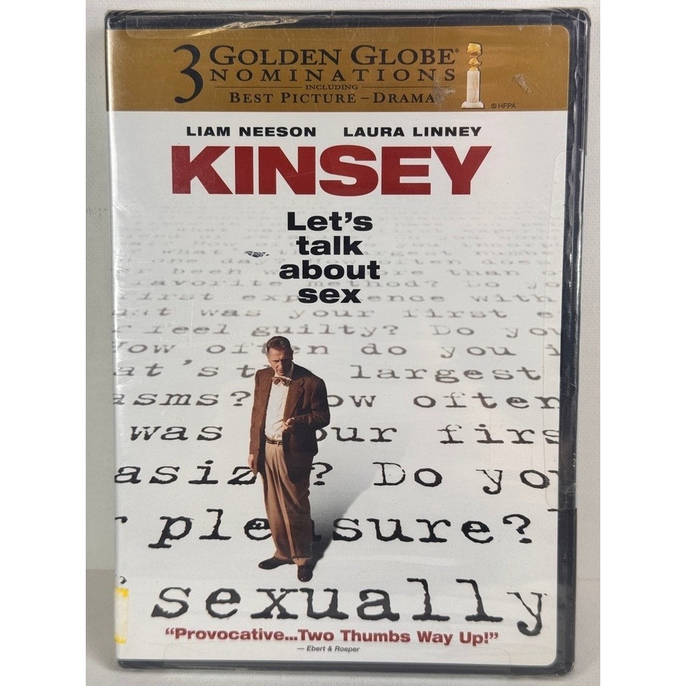 Kinsey 2004 DVD Movie Liam Neeson Laura Linney Drama Biography Film